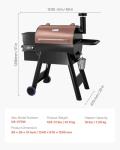 VEVOR 8-in-1 Wood Pellet Grill and Smoker