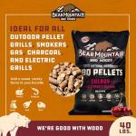Bear Mountain Cherry Wood Chip Pellets, 40 lb Pack