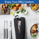 Delixike Foldable BBQ Grill Utensil Backpack