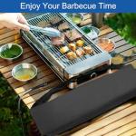 Delixike Foldable BBQ Grill Utensil Backpack