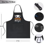 Funny BBQ Apron with Pockets for Everyone