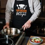 Funny BBQ Apron with Pockets for Everyone