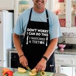 Funny BBQ Apron with Pockets for Men