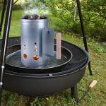 Rapid Charcoal Chimney Starter Set with Accessories