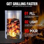Rapid Charcoal Chimney Starter Set with Accessories