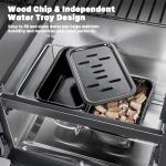 Large Electric Smoker with Rainproof Cover and Probe