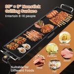 COSTWAY 35” Electric Griddle and Teppanyaki Grill
