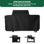 Durable Grill Cover for Traeger Woodridge Models