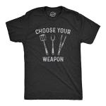 Funny Grill Utensils T-Shirt for BBQ Lovers