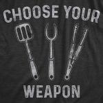 Funny Grill Utensils T-Shirt for BBQ Lovers