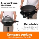 Portable Electric BBQ Grill for Outdoor Fun