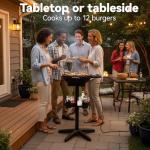 Portable Electric BBQ Grill for Outdoor Fun