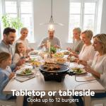 Portable Electric BBQ Grill for Outdoor Fun