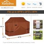 NettyPro Heavy Duty Waterproof Grill Cover 48-Inch