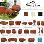 NettyPro Heavy Duty Waterproof Grill Cover 48-Inch