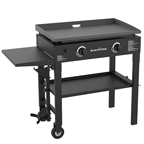 Blackstone 2-Burner Gas Grill with Cutting Board