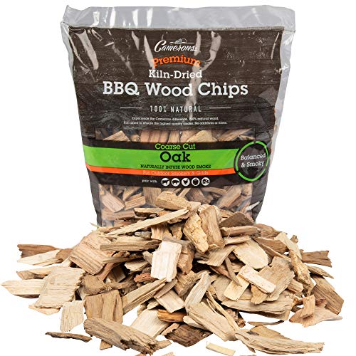 Camerons Oak Wood Chips - 2 lb Bag - Coarse Cut BBQ