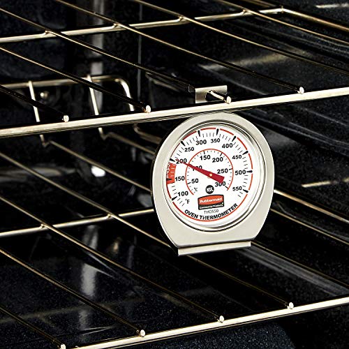 Commercial Stainless Steel Grill Thermometer, 60-580°F, Easy Read