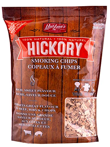 Hickory Wood BBQ Smoking Chips for Outdoors