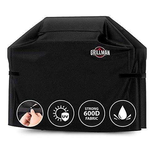 Grillman Premium Outdoor BBQ Grill Cover, Rip-Proof - Large