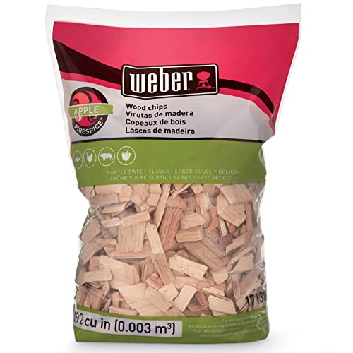Weber Apple Wood Chips, for Grilling and Smoking