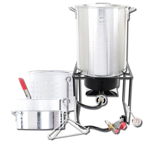 King Kooker Outdoor Fryer with Two Pots
