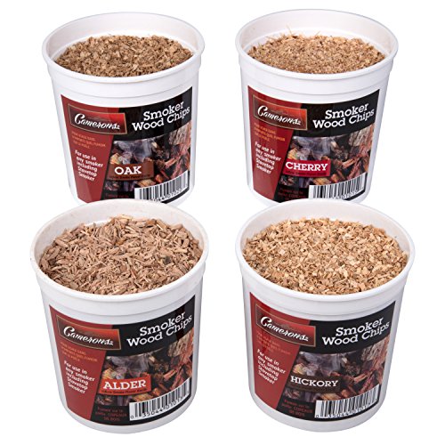 Pack of 4 BBQ Wood Chips - Assorted Flavors