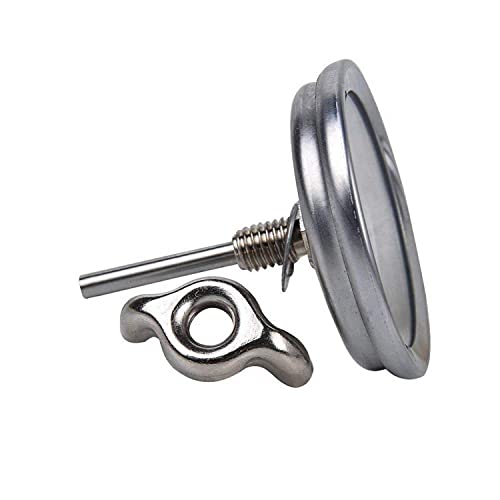 2-Pack Grill Temperature Gauge for Charcoal Pit Smoker