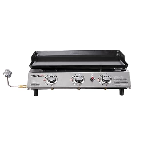 Royal Gourmet 3-Burner Portable Gas Grill Griddle