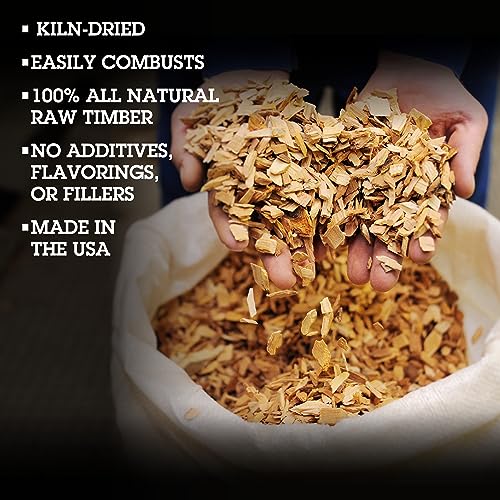 3-Pack of BBQ Grill Wood Chips - Apple, Cherry, Hickory