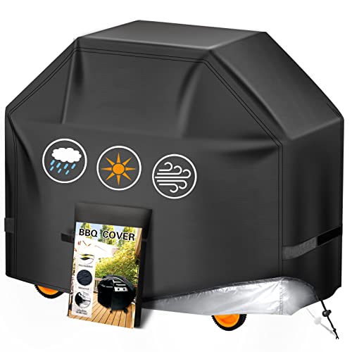 58-inch Waterproof BBQ Grill Cover for Weber, Char-Broil