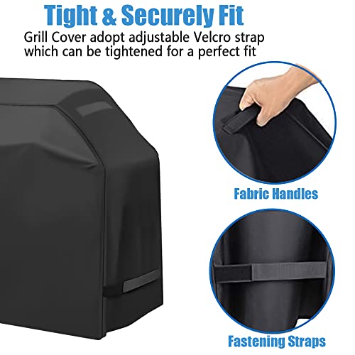 Waterproof BBQ Grill Cover - 58 inch - Rip-Proof