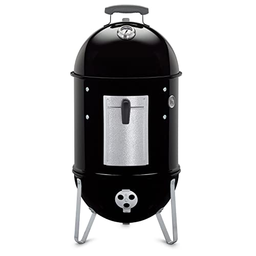 Weber 14.5" Charcoal BBQ Smoker, Black