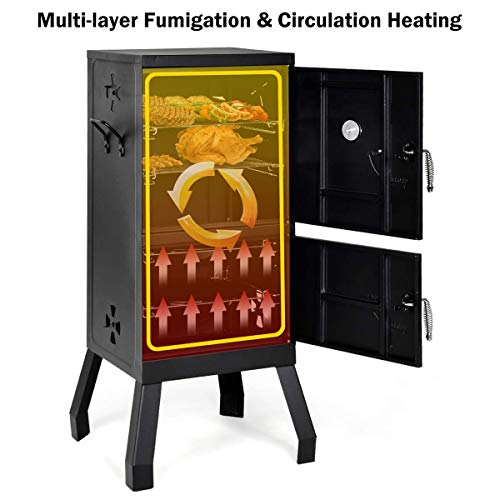 Giantex Vertical Charcoal Smoker for BBQ & Camping