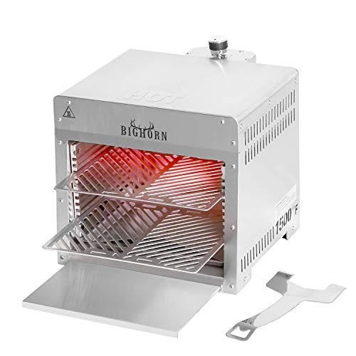 Portable Infrared Gas Grill for Quick Steak Cooking