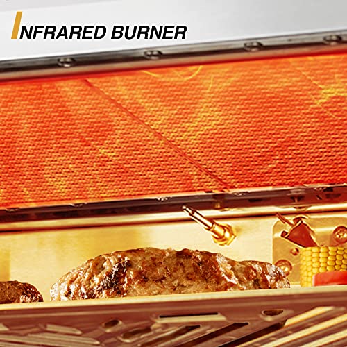 Portable Infrared Gas Grill for Quick Steak Cooking
