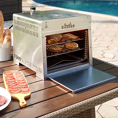 Portable Infrared Gas Grill for Quick Steak Cooking