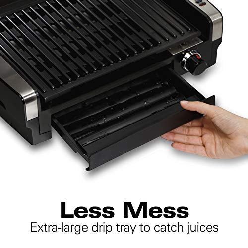 Electric Indoor Searing Grill - Adjustable Temp Control