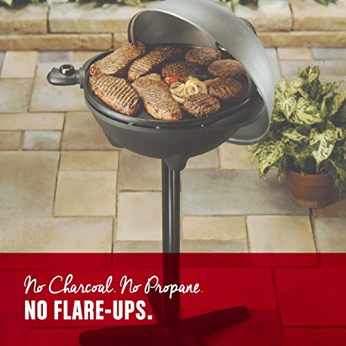 Electric Grill: George Foreman Silver, 12+ Servings