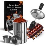 BBQ Sauce Pot and Basting Brush Set