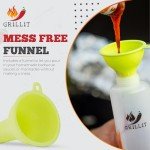 Silicone Basting Brush and Dispenser for Grilling