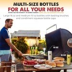 Silicone Basting Brush and Dispenser for Grilling