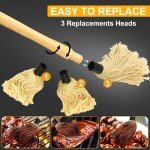 Walfos BBQ Mop Brush Set with Long Handle