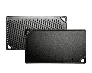 Lodge Cast Iron Reversible Grill/Griddle, 9.5"x16.75