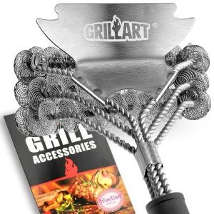 Bristle-Free BBQ Grill Brush and Scraper
