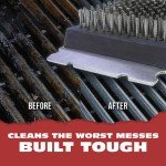 BBQ-Aid Grill Brush and Scraper with Wooden Handle