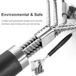 Bristle-Free BBQ Grill Brush and Scraper