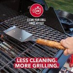BBQ-Aid Grill Brush and Scraper with Wooden Handle
