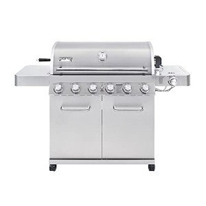 Monument 6-Burner Stainless Steel Propane Gas Grill