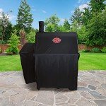 Char-Griller Waterproof Grill and Smoker Cover, Black